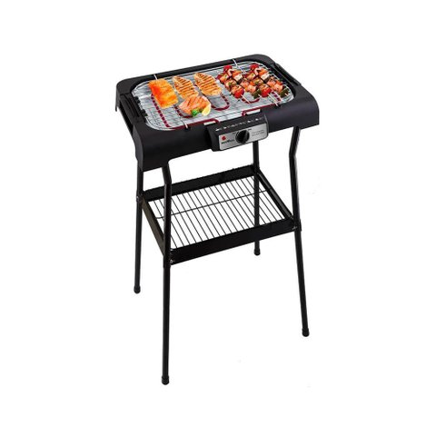 Churrasqueira Elétrica Gourmet C- Base para Apoio Preta 110v - Britânia