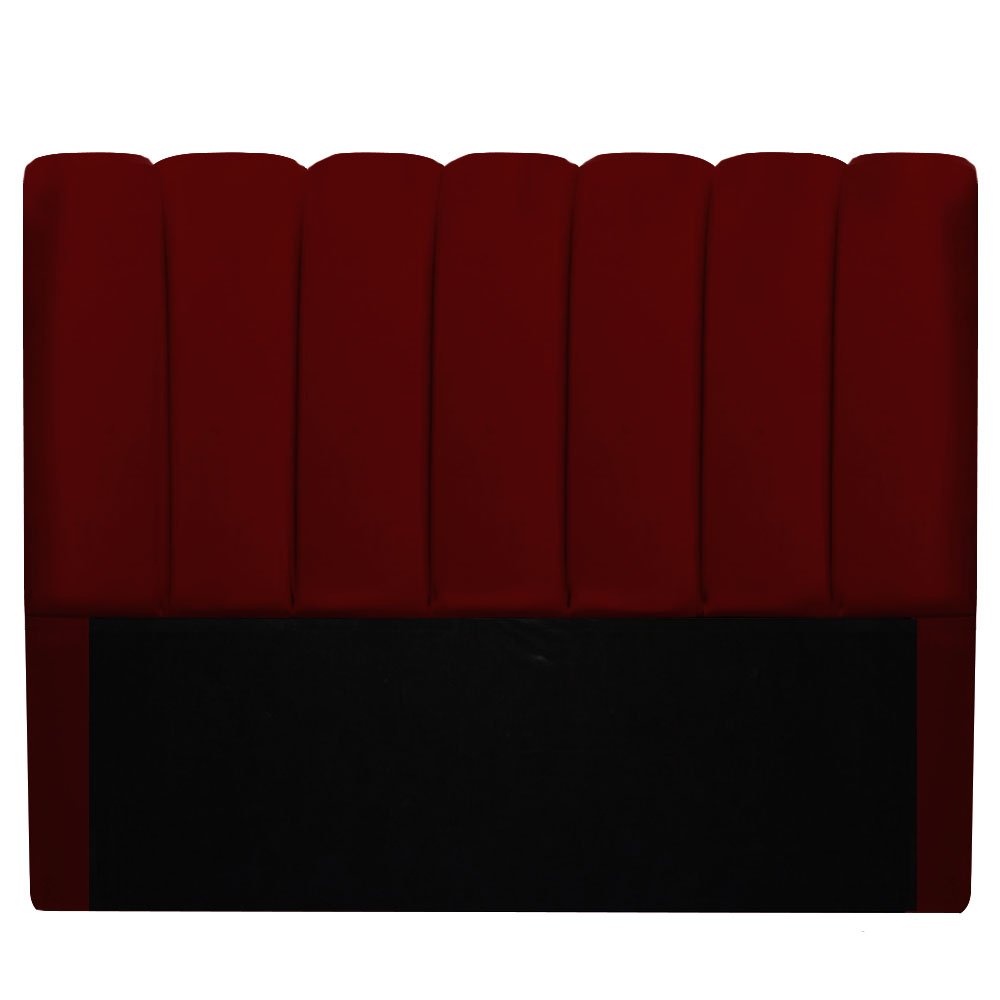 Cabeceira Para Cama Box de Casal Queen Estofada Italia 160Cm - Tacla's Decor:Suede Marsala - 1