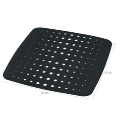 Protetor de Pia para Lavar Louças Prato Panela PVC Aderência Preto - 3