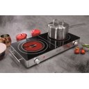 Ver imagem 2 de Fogão Elétrico Cooktop Vitrocerâmico Portátil 2 Bocas 127v - Le Cook