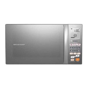 Micro-ondas Brastemp 38L Cor Inox Espelhado com Grill - Bmj38Ar