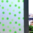 Ver imagem 1 de Pelicula Adesivo Eletrostatica Vidro Jateado Trevos da Sorte