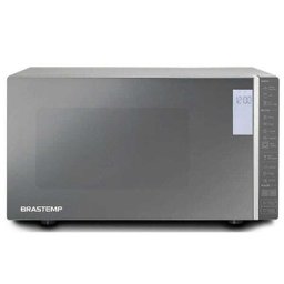 Micro-ondas Brastemp 32L Cor Inox Espelhado com Grill e Painel Integrado - Bmg45Ar - 1