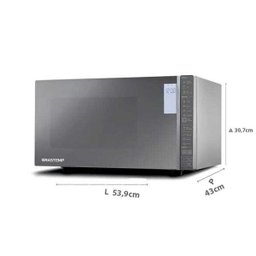 Micro-ondas Brastemp 32L Cor Inox Espelhado com Grill e Painel Integrado - Bmg45Ar - 7