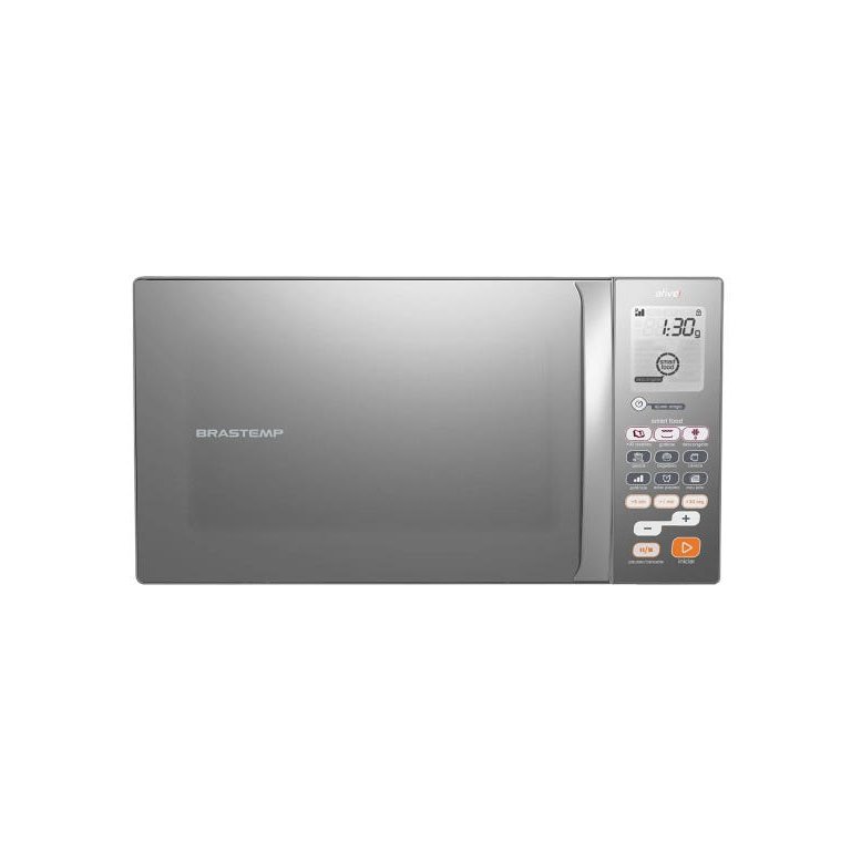 Micro-ondas Brastemp 38L Cor Inox Espelhado com Grill - Bmj38Ar