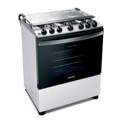 Fogão Brastemp 6 Bocas Branco com Botões Removíveis e Exclusivo Aro Protetor - Bfs6ncb - 2