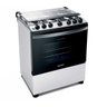 Fogão Brastemp 6 Bocas Branco com Botões Removíveis e Exclusivo Aro Protetor - Bfs6ncb - 2