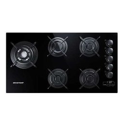 Cooktop 5 Bocas Brastemp com Quadrichama e Timer Touch - Bdt85Ae - 1