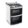 Fogão Brastemp 4 Bocas Duplo Forno Branco com Botões Removíveis - Bfd4nab - 2