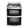 Fogão Brastemp 4 Bocas Duplo Forno Branco com Botões Removíveis - Bfd4nab - 1