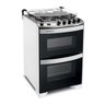 Fogão Brastemp 4 Bocas Duplo Forno Branco com Botões Removíveis - Bfd4Nab - 2
