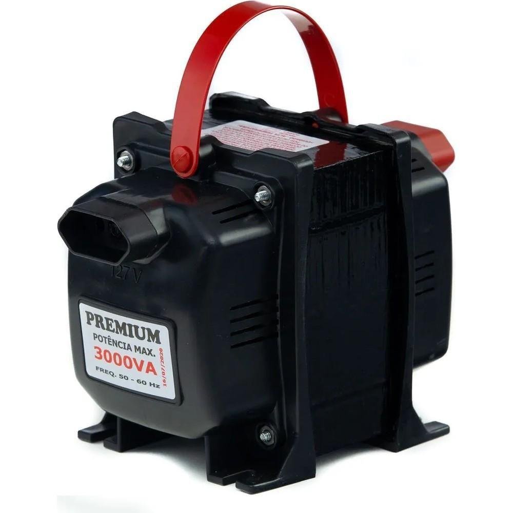 Auto Transformador Premium 3000va Bivolt com Tomada Bipolar 20a Fiolux