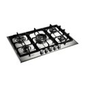 Ver imagem 3 de Cooktop 5 Bocas Brastemp Gourmand Inox com Duplachama e Trempe com Ferro Fundido - Bdk75Dr