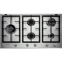 Ver imagem 1 de Cooktop 5 Bocas Brastemp Gourmand Inox com Duplachama e Trempe com Ferro Fundido - Bdk90Dr