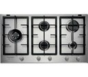 Ver imagem 1 de Cooktop 5 Bocas Brastemp Gourmand Inox com Duplachama e Trempe com Ferro Fundido - Bdk90Dr