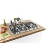 Cooktop 5 Bocas Brastemp Gourmand Inox com Duplachama e Trempe com Ferro Fundido - Bdk90Dr - 5