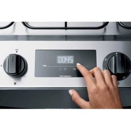 Fogão Brastemp 5 Bocas Cor Inox com Mesa de Vidro e Turbo Chama - Bfs5Vcr - Bfs5Vcr - 5