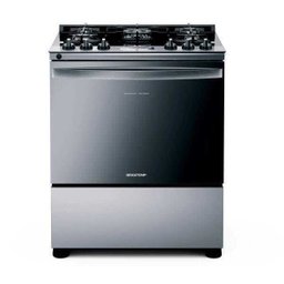 Fogão Brastemp 5 Bocas Cor Inox com Mesa de Vidro e Turbo Chama - Bfs5Vcr - Bfs5Vcr - 1
