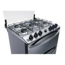 Fogão Brastemp 5 Bocas Duplo Forno Cor Inox com Botões Removíveis e Exclusivo Aro Protetor - Bfd5Ncr - 7