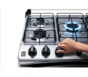 Ver mais imagens de Fogão Brastemp 5 Bocas Duplo Forno Cor Inox com Botões Removíveis e Exclusivo Aro Protetor - Bfd5Ncr