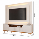 Ver imagem 3 de Estante Home para Tv 70 Polegadas 2 Portas 1 Gaveta Diamantina
