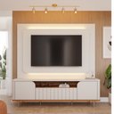 Ver imagem 5 de Estante Home para Tv 70 Polegadas 2 Portas 1 Gaveta Diamantina