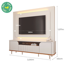 Ver mais imagens de Estante Home para Tv 70 Polegadas 2 Portas 1 Gaveta Diamantina