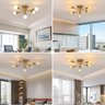 Lustre Sputnik Luminaria 5 Lampadas E27 Assimetrico Candelabro Aranha Iluminaçao Comercial Residenci - 4