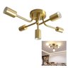 Lustre Sputnik Luminaria 5 Lampadas E27 Assimetrico Candelabro Aranha Iluminaçao Comercial Residenci - 1