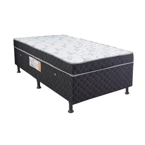 BOX BAU CONJUGADA MOLA SOLTEIRO KING POLIESTER (110KG - 0.96X2.03X56):BRANCO