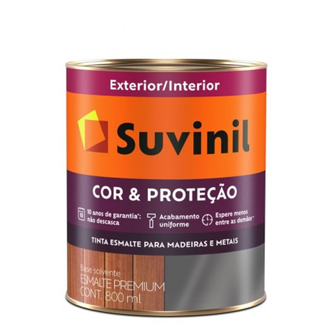 Tinta Suvinil Esmalte Proteção Acetinado 0,8l Base B2
