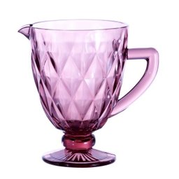 Jarra Matelassê em Vidro 1 Litro Violeta Dynasty - 2 Jarra Matelassê em Vidro 1 Litro Violeta Dynasty - 2