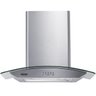 Coifa de Parede Consul 60 cm Inox 4 bocas com design em vidro e aviso lavar filtro - CAP60AR - 1