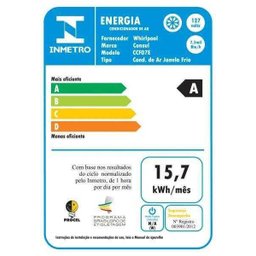Ar condicionado janela 7500 BTUs/h Consul frio com filtro fácil de limpar - CCF07EB - 3 Ar condicionado janela 7500 BTUs/h Consul frio com filtro fácil de limpar - CCF07EB - 3