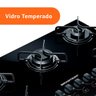 Cooktop 5 Bocas Brastemp com Grades Piatina e Acendimento Automático - Bdd75Ae - 5