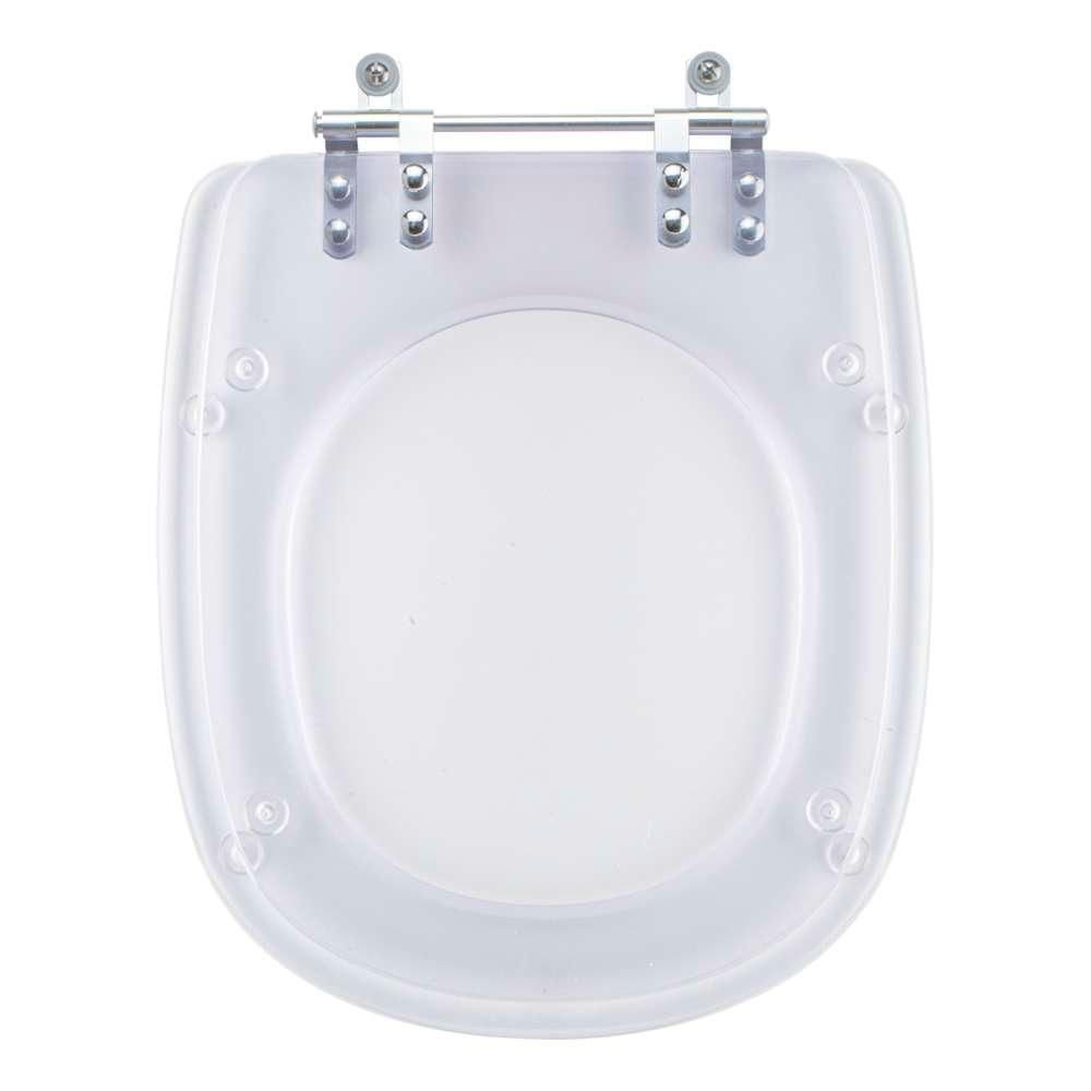 Assento Sanitário Poliéster Paris Transparente para Ideal Standard - 1