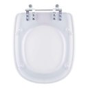 Ver imagem 1 de Assento Sanitário Poliéster Paris Transparente para Ideal Standard