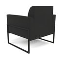 Ver imagem 5 de Poltrona Base Industrial Alta Preto Marisa Veludo D03 - D’Rossi