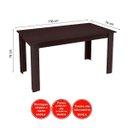 Ver imagem 4 de Conjunto de Mesa com 4 Cadeiras Rosie Madesa