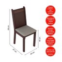 Ver imagem 5 de Conjunto de Mesa com 4 Cadeiras Rosie Madesa
