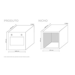 Forno de Embutir Elétrico Consul 84 Litros Prata com Grill e Timer Autodesligamento - Cob84Ar - 5