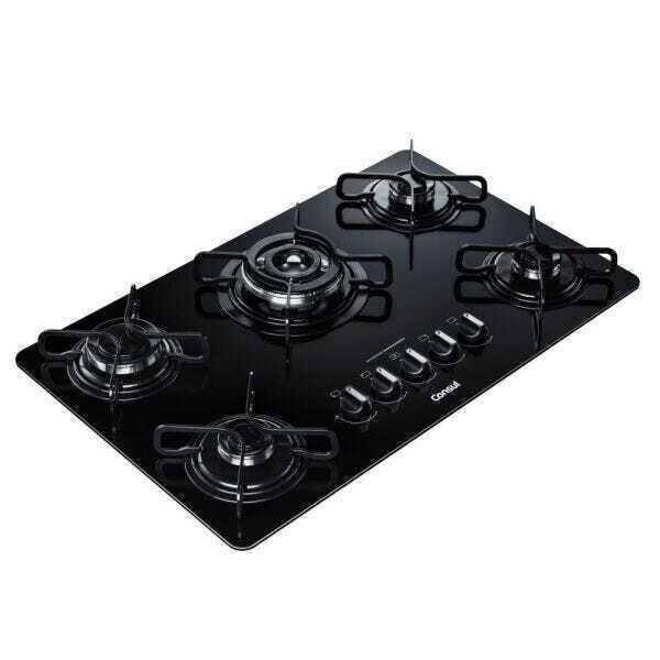 Cooktop 5 Bocas Consul com Quadrichama e Acendimento Automático - Cdd75Ae - 2