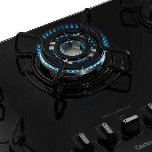 Cooktop 5 Bocas Consul com Quadrichama e Acendimento Automático - Cdd75Ae - 4