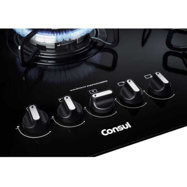 Cooktop 5 Bocas Consul com Quadrichama e Acendimento Automático - Cdd75Ae - 3