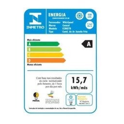 Ar condicionado janela 7500 BTUs/h Consul frio eletrônico com filtro antipoeira - CCN07DB - 3