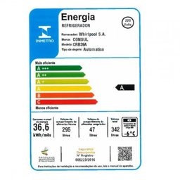 Geladeira Consul Frost Free 342 litros Branca com Gavetão Hortifruti - CRB39AB - 7