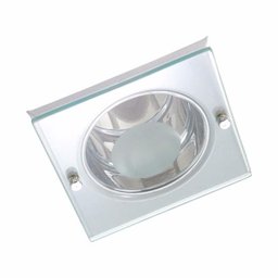 Luminária De Embutir Quadrada Alumínio E Vidro 60w Multiuso - 1