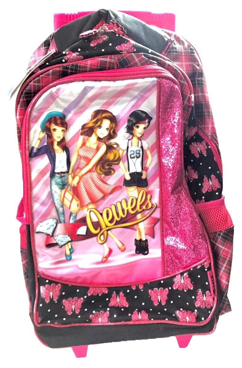 Mochila de Rodinhas Jewels R Vix by Chenson Preto - 1
