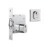 Fechadura Stam Trinco Rolete Classic 1005 Externa Roseta Quadrada Cromado - 1