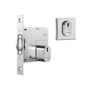 Fechadura Stam Trinco Rolete Classic 1005 Externa Roseta Quadrada Cromado